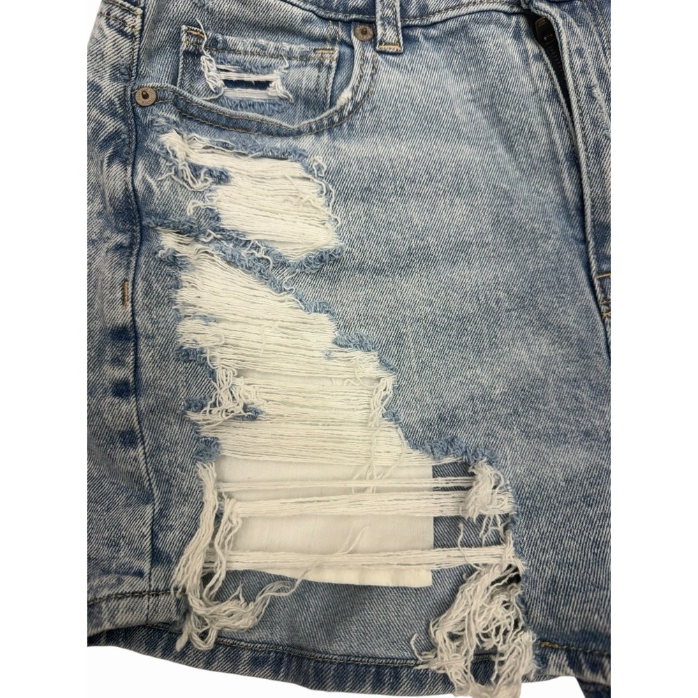 LADIES AMERICAN EAGLE COMFORT STRETCH WAISTBAND DISTRESSSED JEAN SHORTS   SIZE 6 - Picture 5 of 15